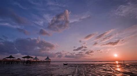 Pantai Ria Kenjeran Pesona Pemandangan Sunset Sunrice