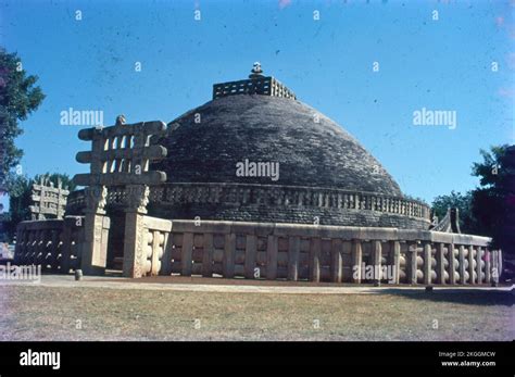 Sanchi Is A Buddhist Complex Famous For Its Great Stupa On A Hilltop