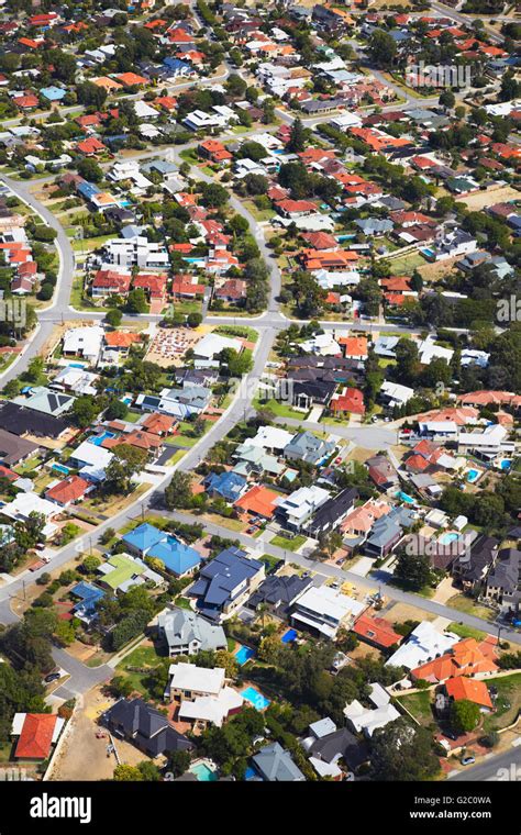 Aerial suburbs houses australia hi-res stock photography and images - Alamy