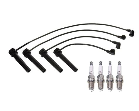 Denso Wire Set 7mm And 4 Double Platinum Spark Plug 0044 Kit For Nissan 24l L4 Ebay