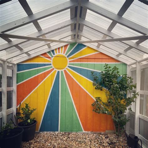 Its Always Sunny In My Greenhouse In Garden Mural Outdoor