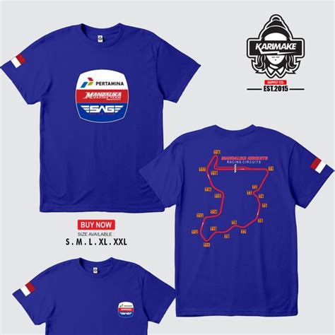 Jual Kaos Baju Racing PERTAMINA MANDALIKA RACING TEAM CIRCUIT Kaos