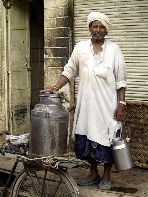 Milkman In India Agra Maios Flickr