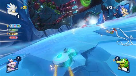 Team Sonic Racing Illustre Ses Wisps Et Son Circuit Sky Road Sega Mag