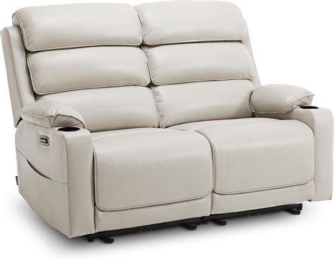 Mcombo Large Power Reclining Loveseat Sofa With Adjustable