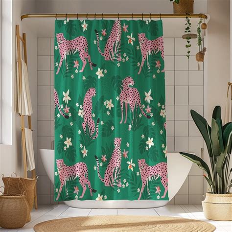 Pattern Shower Curtain Etsy