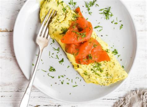 Smoked Salmon Feta Omelette Recipe Keto Friendly Breakfast