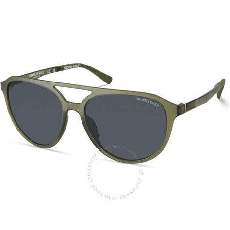 Kenneth Cole Polarized Green Pilot Mens Sunglasses Kc7261 97d 59