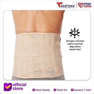 Jual Korset Hnp Saraf Kejepit Elastic Lumbosacral Corset Variteks