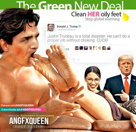 Post 4079700 Alexandria Ocasio Cortez Angfxqueen Donald Trump Fakes Justin Trudeau