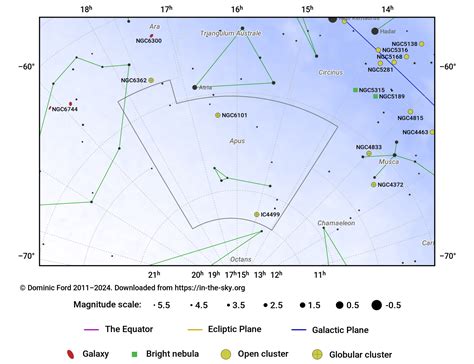 The Constellation Apus In The