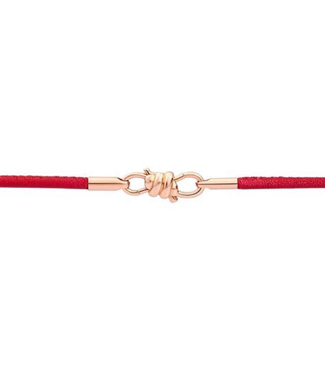 Bracciale Dodo Nodo In Pelle E Oro Rosa 9Kt DKB K9 SC9 K MiRaggi