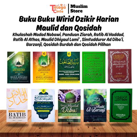 Jual DIJAMIN ORIGINAL Kitab Wirid Dzikir Harian Kitab Maulid