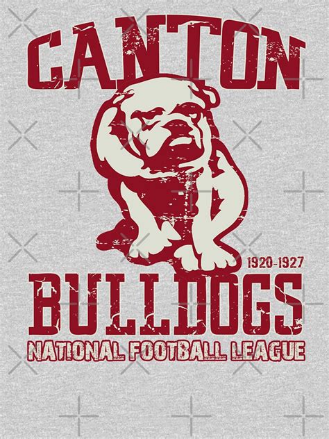 "Canton Bulldogs" T-shirt for Sale by jungturx | Redbubble | football t ...