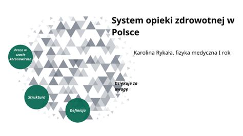 System Opieki Zdrowotnej W Polsce By Karolina Ryka A On Prezi