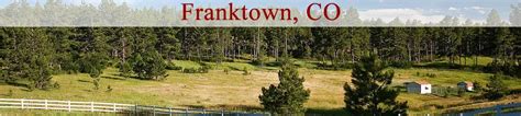 Franktown Subdivision Maps - Gold Compass Real Estate