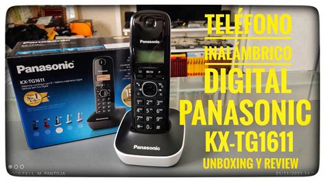 Panasonic Kx Tg Tel Fono Inal Mbrico Digital Unboxing Y Review