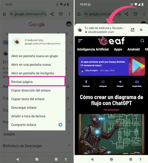 C Mo Activar La Vista Previa De Enlaces En Chrome El Androide Feliz