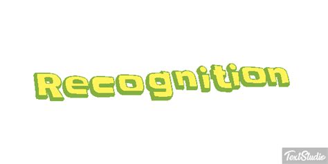 Recognition Word Animated  Logo Designs
