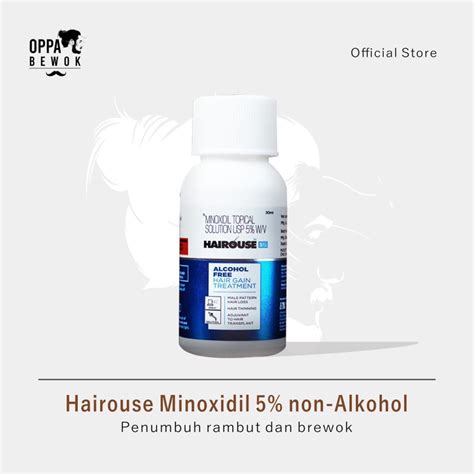 Jual Hairouse Minoxidil Hair And Bread Treatment Penumbuh Brewok