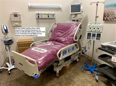 Refurbished Hill Rom Totalcare Sport Connect Hospital Bed