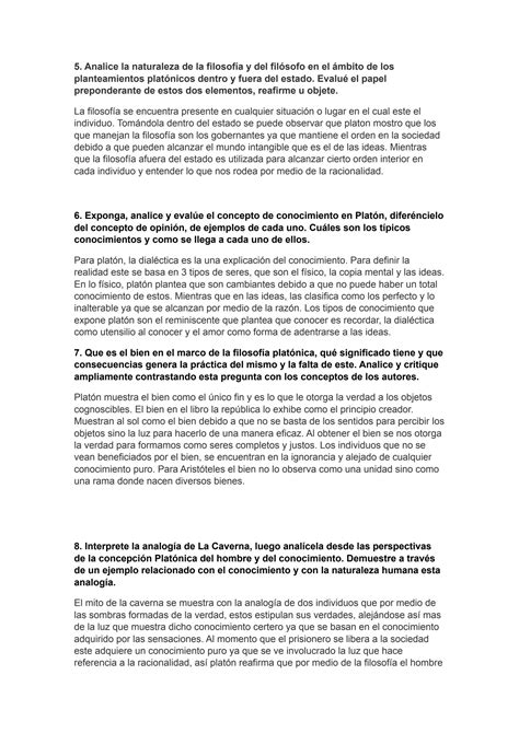 SOLUTION Taller Filosofia Platon Pdf Studypool