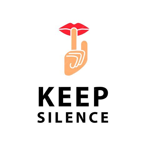 Premium Vector Illustration Vector Graphic Of Keep Silence Icon