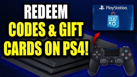 How To Redeem Codes Gift Cards On Ps Ps Redeem Playstation Gift