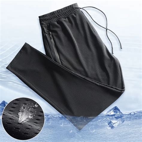 Pantalones Deportivos De Seda De Hielo De Secado R Pido Para Hombre