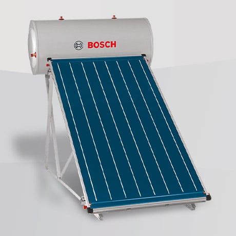 Sistema Solar Termossif O Bosch Premium L Telhado Plano Aspereira