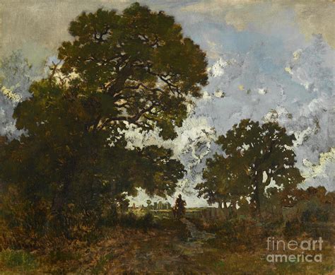 The Beech In The Forest Of Lisle Adam Painting By Theodore Rousseau