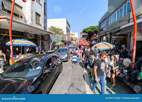 People In Liberdade Sao Paulo Editorial Stock Photo Image Of