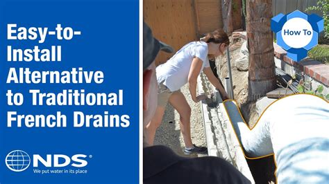 How To Install The Ez Drain™ French Drain Nds Yard Drainage Systems