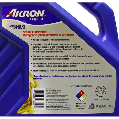 Aceite Akron Premiun Sae W Ml Precio Costa Rica