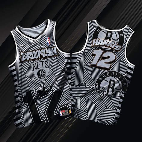 NBA JERSEY BROOKLYN NETS JOE HARRIS BASKETBALL JERSEY FREE CUSTOMIZE ...