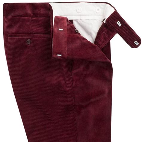 Wine Corduroy Trousers Mens Country Clothing Cordings Us