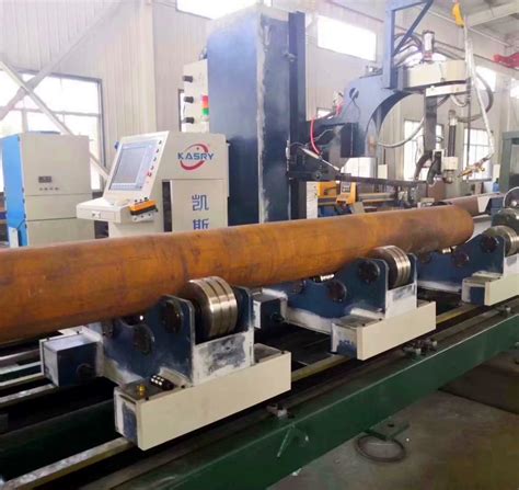 Large Diameter Pipe Cnc Plasma Cutting Machine Buy Big Scale Tube