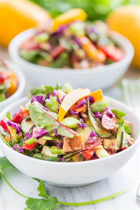 Rainbow Thai Chopped Salad Get Inspired Everyday