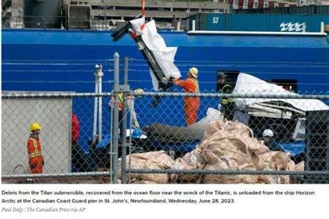 US Coast Guard Recovers Evidence From TITAN Submersible Caribbean