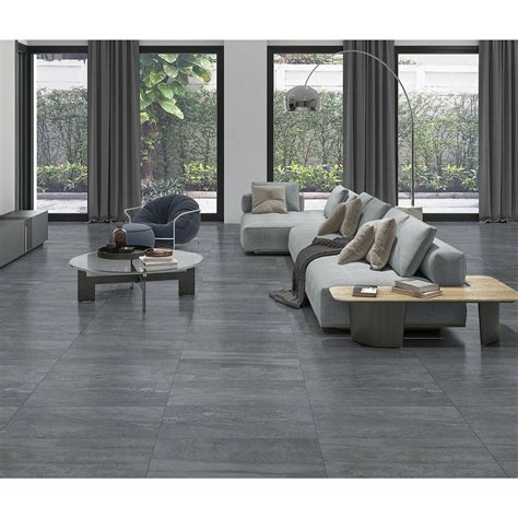 Cliff Grafite Grey Porcelain Matt Wall And Floor Tiles