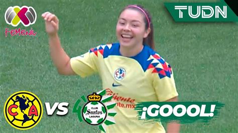 Katty Killer Abre El Marcador Con Golazo Am Rica Santos