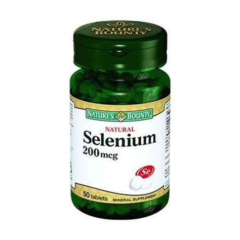 Nature S Bounty Natural Selenium 50 Tablet