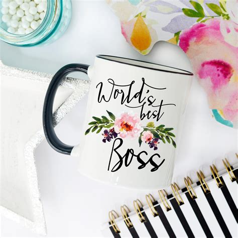 Worlds Best Boss Mug Coffee Mug Worlds Best Boss Boss T