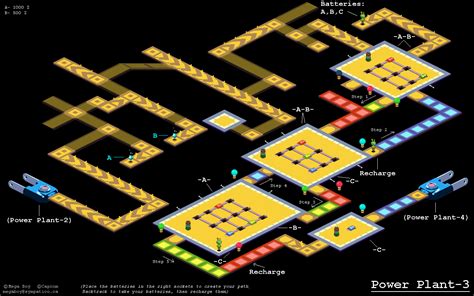 Mega Man Battle Network Powerplant Map Full Level Map Attack Of The