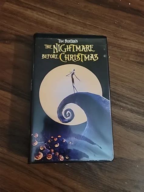 Cauchemar Avant No L Film Disney Tim Burton Bande Vhs Jack Skellington