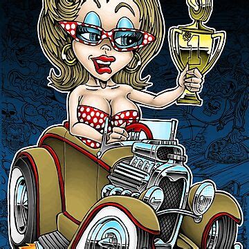 Trophy Hot Rod Sticker For Sale By Brittmadding Redbubble