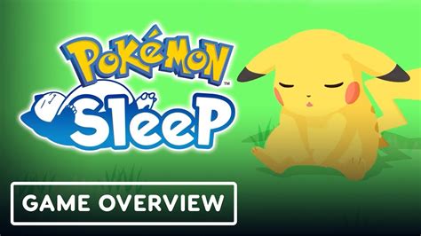 Pokemon Sleep Official Game Overview Youtube