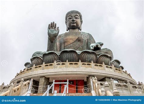 Ngong Ping Hong Kong Tian Tan Buddha Statua A Ngong Ping Fotografia