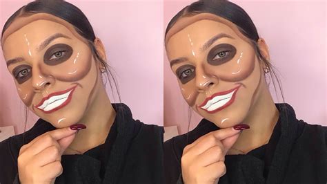 Last Minute Easy Purge Mask Halloween Makeup Tutorial Youtube