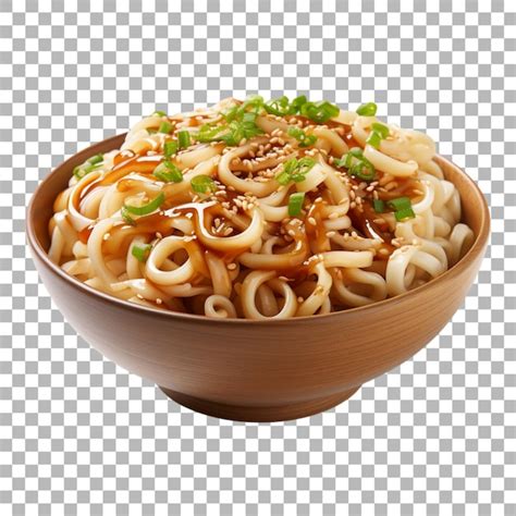 Premium PSD Noodles In A Bowl On Transparent Background